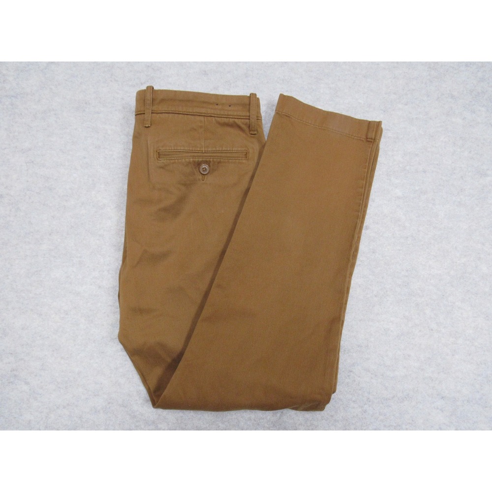 J.Crew 484 Slim Fit Stretch Chino Pants Tobacco Brown 32x30 Mens